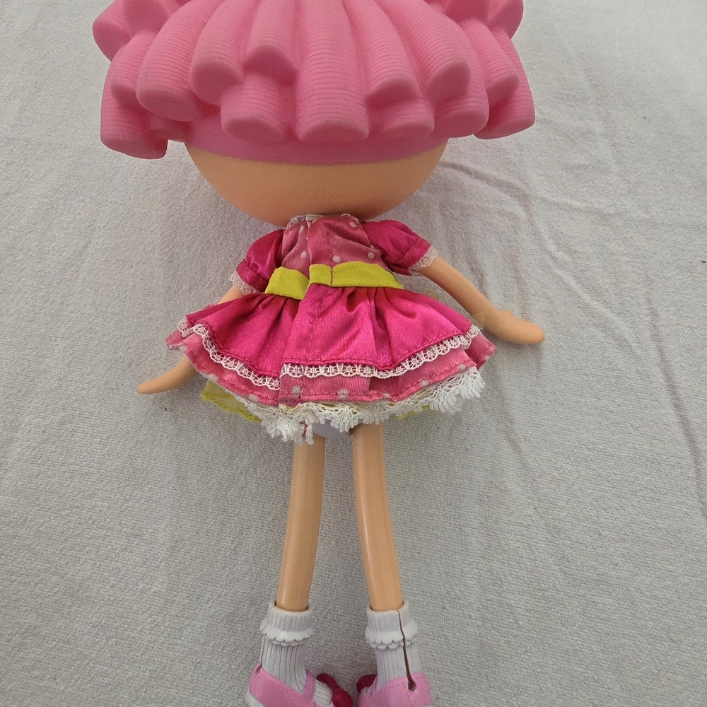 Lalaloopsy Jewel Sparkles Doll Full Size 12” Pink Hair & Crown Dress Shoes 2009 - Picture 6 of 11